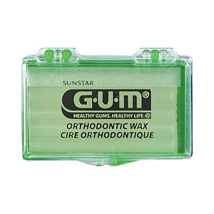 GUM Orthodontic Wax - Original Unflavored - 6 ct